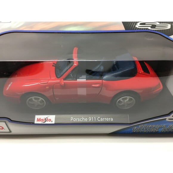 Maisto Porsche 911 Carrera Special Ed 1:18 Diecast Car NEW Collectible Display - Picture 3 of 16